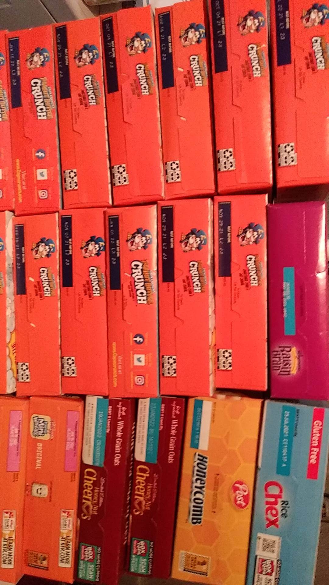 Kevin's cereal collection